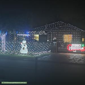 Christmas Light display at 43 Wolseley Road, Morley