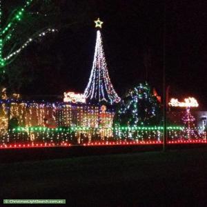 Christmas Light display at 120 Bingley Crescent, Fraser