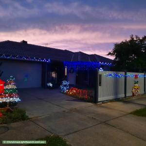 Christmas Light display at 8 Carroll Court, Narre Warren