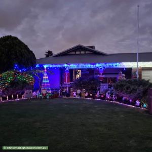 Christmas Light display at 5 Lightfoot Place, Cooloongup