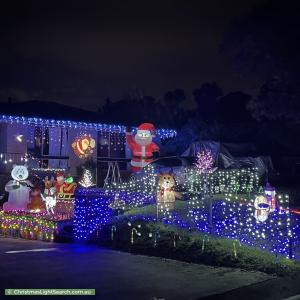 Christmas Light display at 5 Pring Place, Latham
