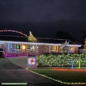 Christmas Light display at 65 McCall Avenue, Camden South