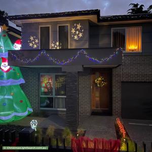 Christmas Light display at 20A Marbray Drive, Glen Waverley
