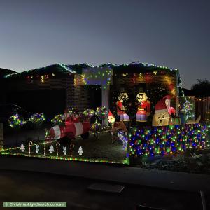 Christmas Light display at 13 Delta Street, Kurunjang