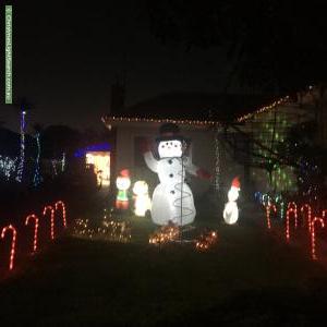 Christmas Light display at 46 Murray Street, Fawkner