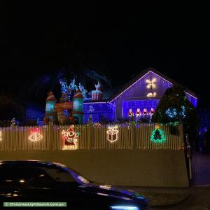 Christmas Light display at 26 Bell Street, Coburg
