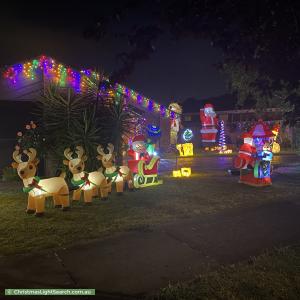 Christmas Light display at 2 Towt Court, Rowville