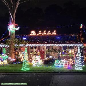 Christmas Light display at 14 Indigo Way, Blacktown