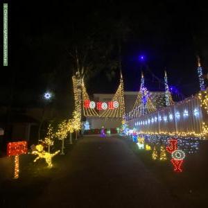 Christmas Light display at  Rise Place, Heathwood