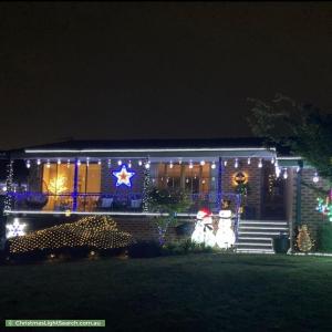 Christmas Light display at 28 Badcoe Street, Gowrie