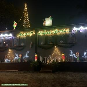 Christmas Light display at 138 Reserve Road, Beaumaris