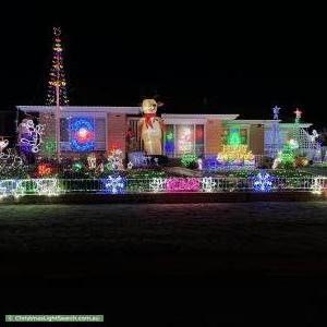 Christmas Light display at 1 Aries Avenue, Hope Valley