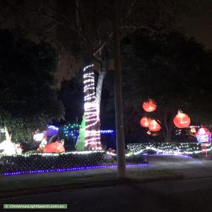 Christmas Light display at Woona Court, Yallambie