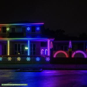 Christmas Light display at 8 Lochview Crescent, Mount Annan