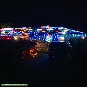 Christmas Light display at 9 Hillcott Avenue, Wynn Vale