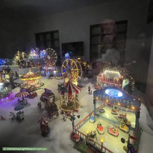 Christmas Light display at 27 Hackett Gardens, Turner