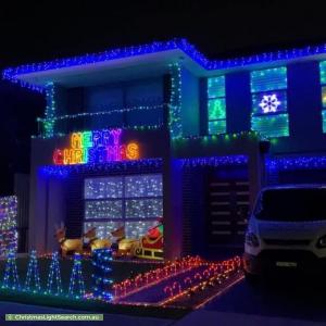 Christmas Light display at 96 Diamond Hill Circuit, Edmondson Park