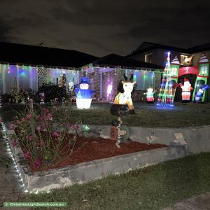 Christmas Light display at 124 Saint Clair Avenue, Saint Clair