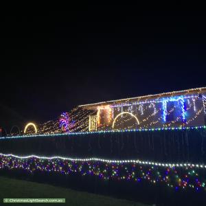 Christmas Light display at 15 McMahon Cres, Toowomba