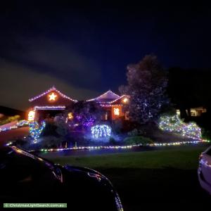 Christmas Light display at 9 Silkhorn Crescent, Mount Martha