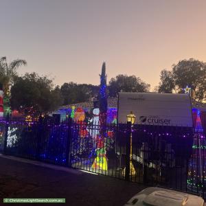 Christmas Light display at 8 Hawthorn Terrace, Parafield Gardens