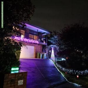 Christmas Light display at 10 Melody Close, Lilydale