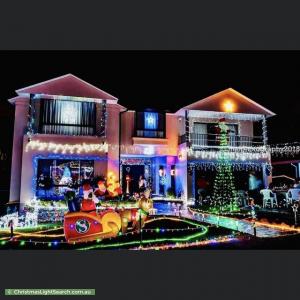 Christmas Light display at 46 Grasmere Avenue, Northmead