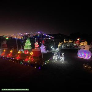 Christmas Light display at 3 Wyuna Walk, Mooroolbark