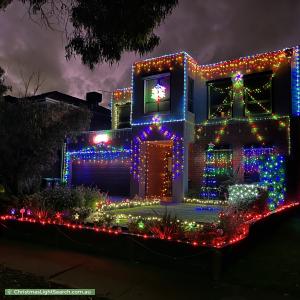 Christmas Light display at 2 Kewarren Court, Coburg