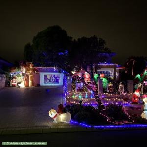 Christmas Light display at 21 Ocean Shores Edge, Connolly