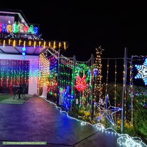 Christmas Light display at  Clem Hill Street, Gordon