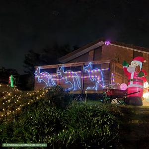 Christmas Light display at 41 Must Circuit, Calwell