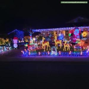 Christmas Light display at 19 Crowder Circuit, Stirling