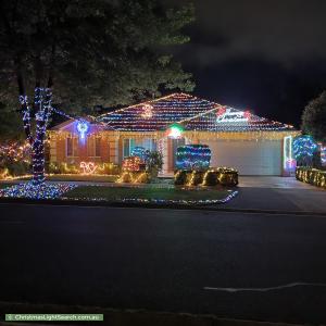 Christmas Light display at 16 Warbler Court, Boronia