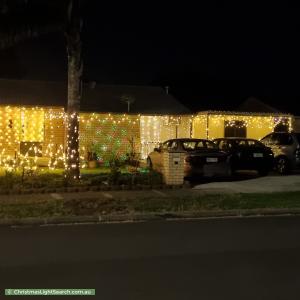 Christmas Light display at 11 Koongarra Crescent, Munno Para