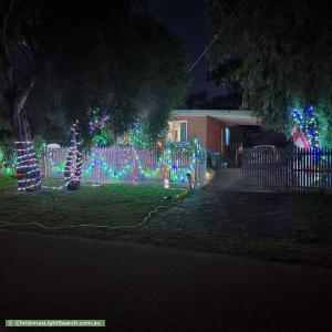 Christmas Light display at 18 Ruyton Drive, Capel Sound