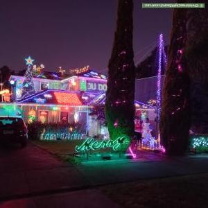 Christmas Light display at 37 Estelle Street, Oakleigh