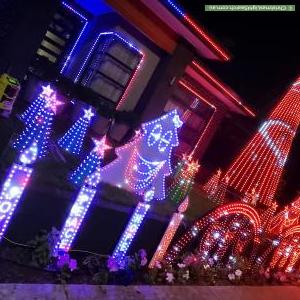 Christmas Light display at 6 Statham View, Cranbourne West