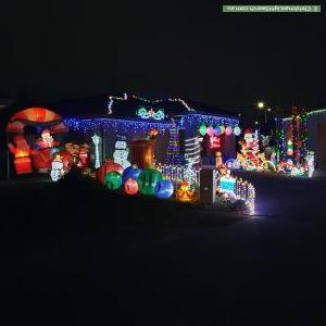 Christmas Light display at 14 Uralla Street, Wyndham Vale