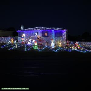 Christmas Light display at 18 Fisher Drive, Herdsmans Cove