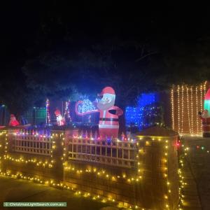 Christmas Light display at 90 Kurrajong Road, Narre Warren