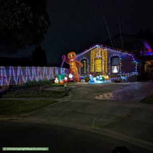 Christmas Light display at 20 Downard Crescent, Dandenong North