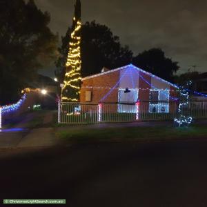 Christmas Light display at 35 Poole Street, Burwood