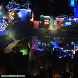 Christmas Light display at 4 Dory Close, Redland Bay