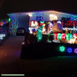 Christmas Light display at 20 Hopman Street, Greystanes