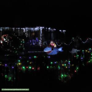 Christmas Light display at 88 Beddoe Avenue, Bentleigh East