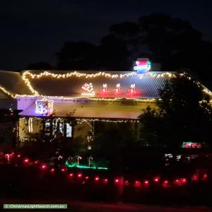 Christmas Light display at 45 Browns Lane, Plenty