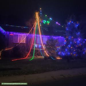 Christmas Light display at 126 Shakespeare Crescent, Fraser