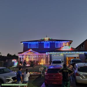 Christmas Light display at 4 Perseus Circuit, Kellyville