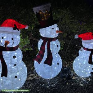 Christmas Light display at 19 Atkinson Street, Bentleigh